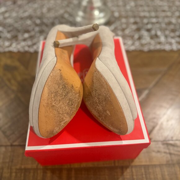 (C) Coach Selma Cloud Kid Suede Heels Size 8 - Picture 4 of 4